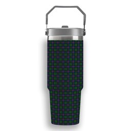 ScotsTee Shop Scottish Carmichael Modern Tartan Flip Straw Tumbler 20oz 30oz