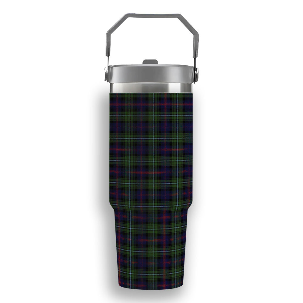 ScotsTee Shop Scottish Clark of Ulva Tartan Flip Straw Tumbler 20oz 30oz