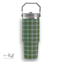 ScotsTee Shop Scottish Couper Dress Dalgleish 2 Tartan Flip Straw Tumbler 20oz 30oz