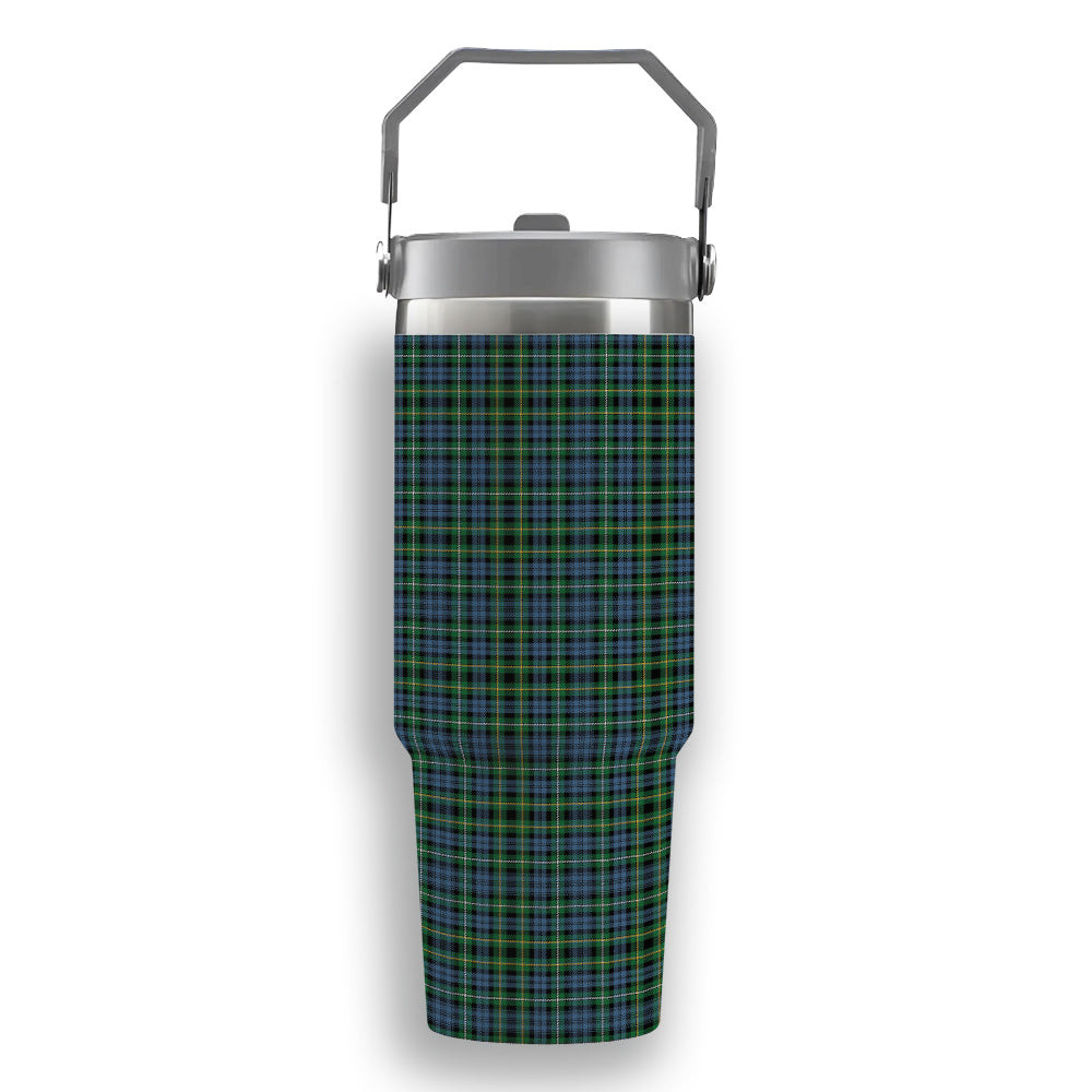 ScotsTee Shop Scottish Campbell of Argyll 1815 Ancient 2 Tartan Flip Straw Tumbler 20oz 30oz