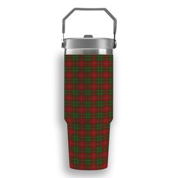 ScotsTee Shop Scottish Burnett Tartan Flip Straw Tumbler 20oz 30oz