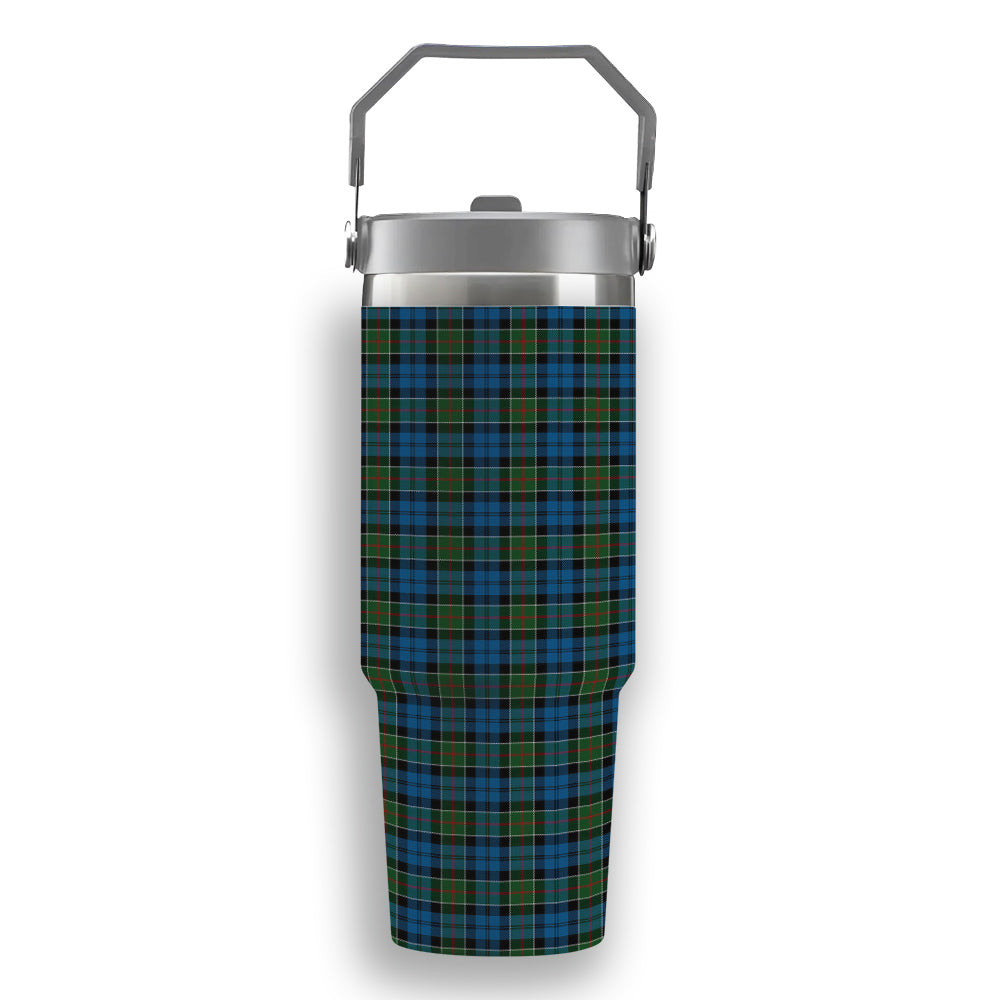 ScotsTee Shop Scottish Colquhoun 2 Tartan Flip Straw Tumbler 20oz 30oz