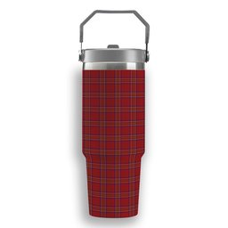 ScotsTee Shop Scottish Burnett of Leys Dress Tartan Flip Straw Tumbler 20oz 30oz