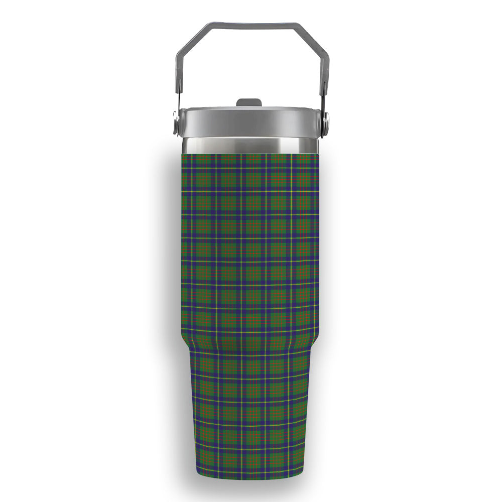 ScotsTee Shop Scottish Cameron of Lochiel Hunting Tartan Flip Straw Tumbler 20oz 30oz
