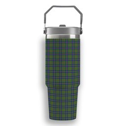 ScotsTee Shop Scottish Cameron of Lochiel Hunting Tartan Flip Straw Tumbler 20oz 30oz