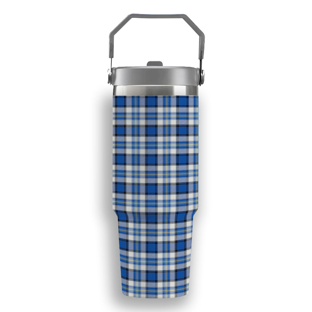 ScotsTee Shop Scottish Craig Paisley Modern Tartan Flip Straw Tumbler 20oz 30oz