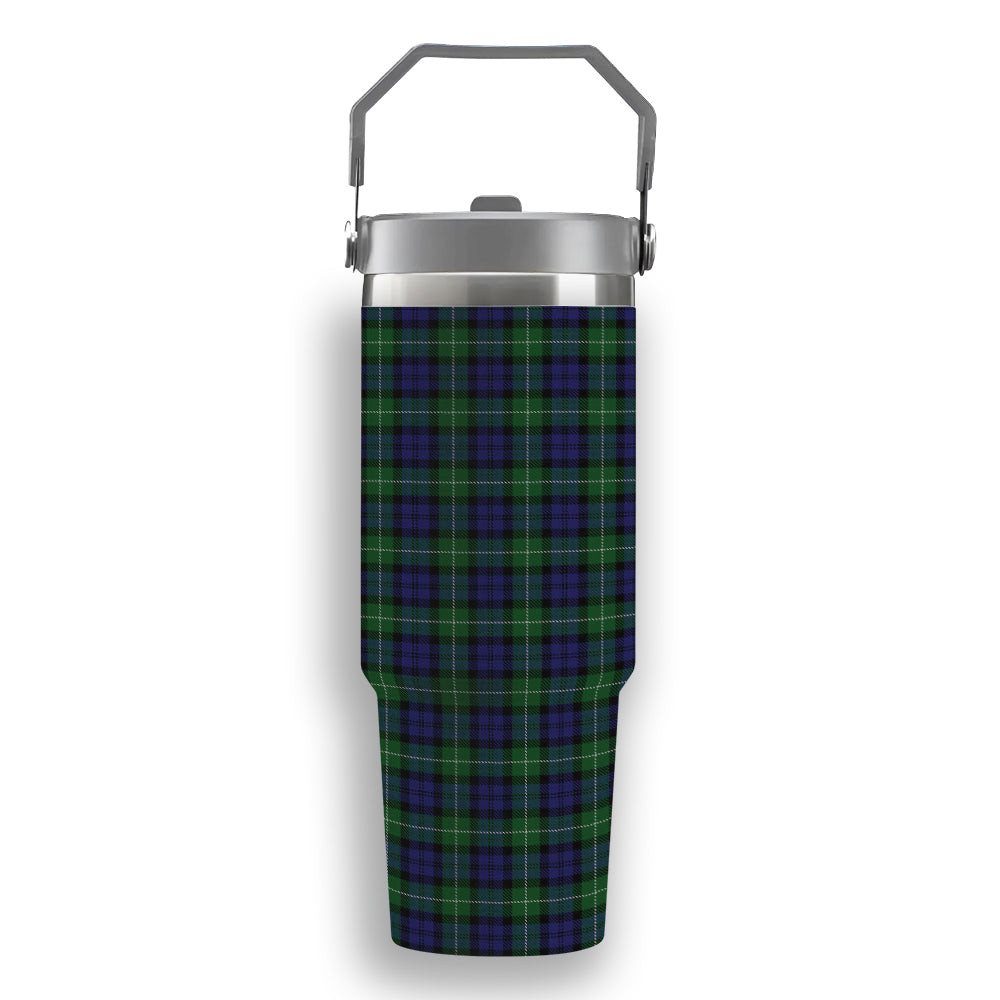 ScotsTee Shop Scottish Campbell of Argyll Smiths Tartan Flip Straw Tumbler 20oz 30oz