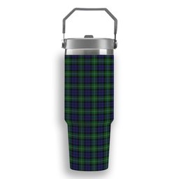ScotsTee Shop Scottish Campbell of Argyll Smiths Tartan Flip Straw Tumbler 20oz 30oz