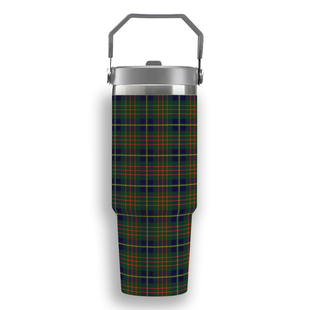 ScotsTee Shop Scottish Cameron of Lochiel Hunting Modern Tartan Flip Straw Tumbler 20oz 30oz