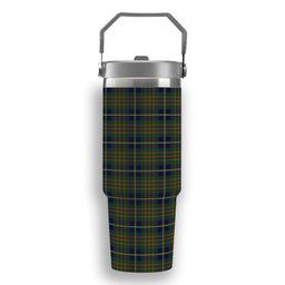 ScotsTee Shop Scottish Cameron of Lochiel Hunting Modern Tartan Flip Straw Tumbler 20oz 30oz