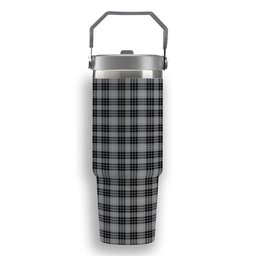 ScotsTee Shop Scottish Clan Hamilton Society Tartan Flip Straw Tumbler 20oz 30oz