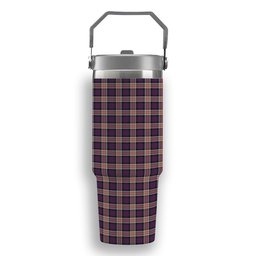 ScotsTee Shop Scottish Carnegie Tartan Flip Straw Tumbler 20oz 30oz