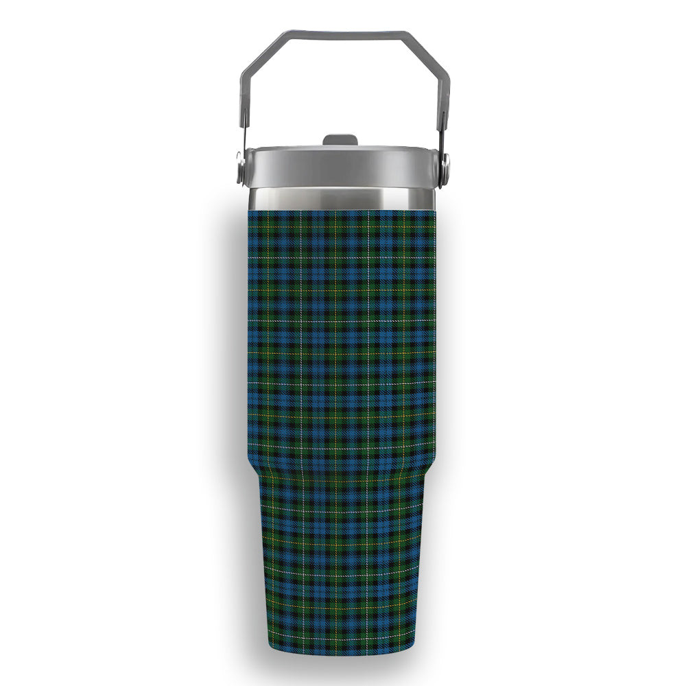 ScotsTee Shop Scottish Campbell of Argyll Ancient Tartan Flip Straw Tumbler 20oz 30oz