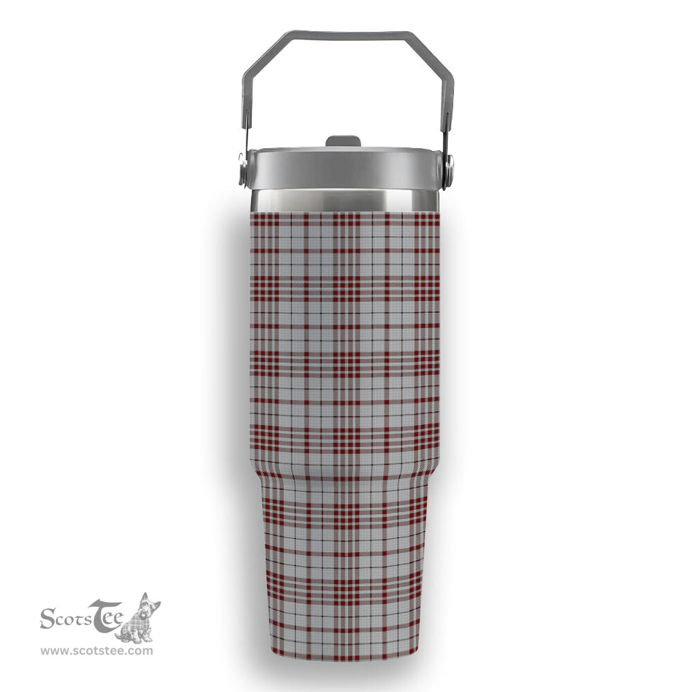 ScotsTee Shop Scottish Clayton Tartan Flip Straw Tumbler 20oz 30oz