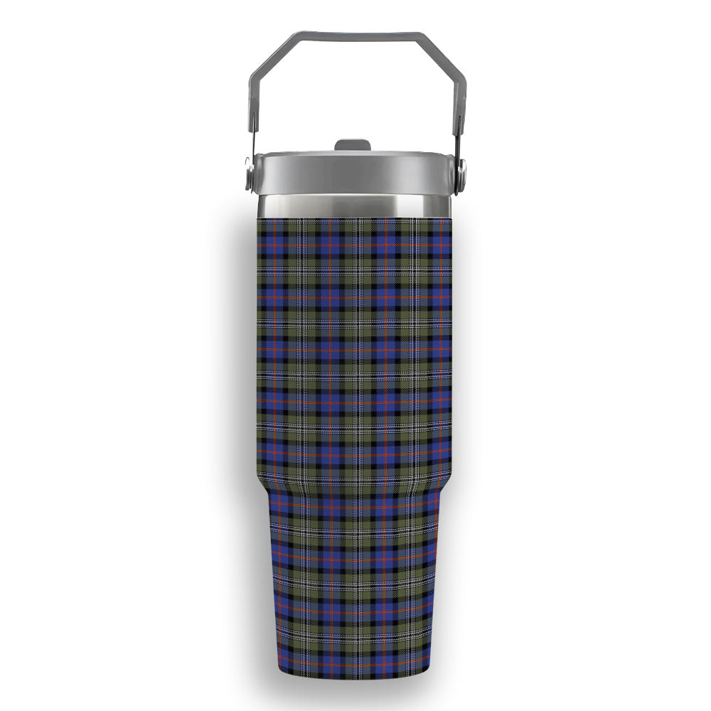 ScotsTee Shop Scottish Clan Logan Society International Tartan Flip Straw Tumbler 20oz 30oz