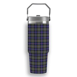ScotsTee Shop Scottish Clan Logan Society International Tartan Flip Straw Tumbler 20oz 30oz