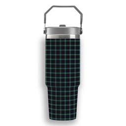 ScotsTee Shop Scottish Clark Raymond Gordon Tartan Flip Straw Tumbler 20oz 30oz