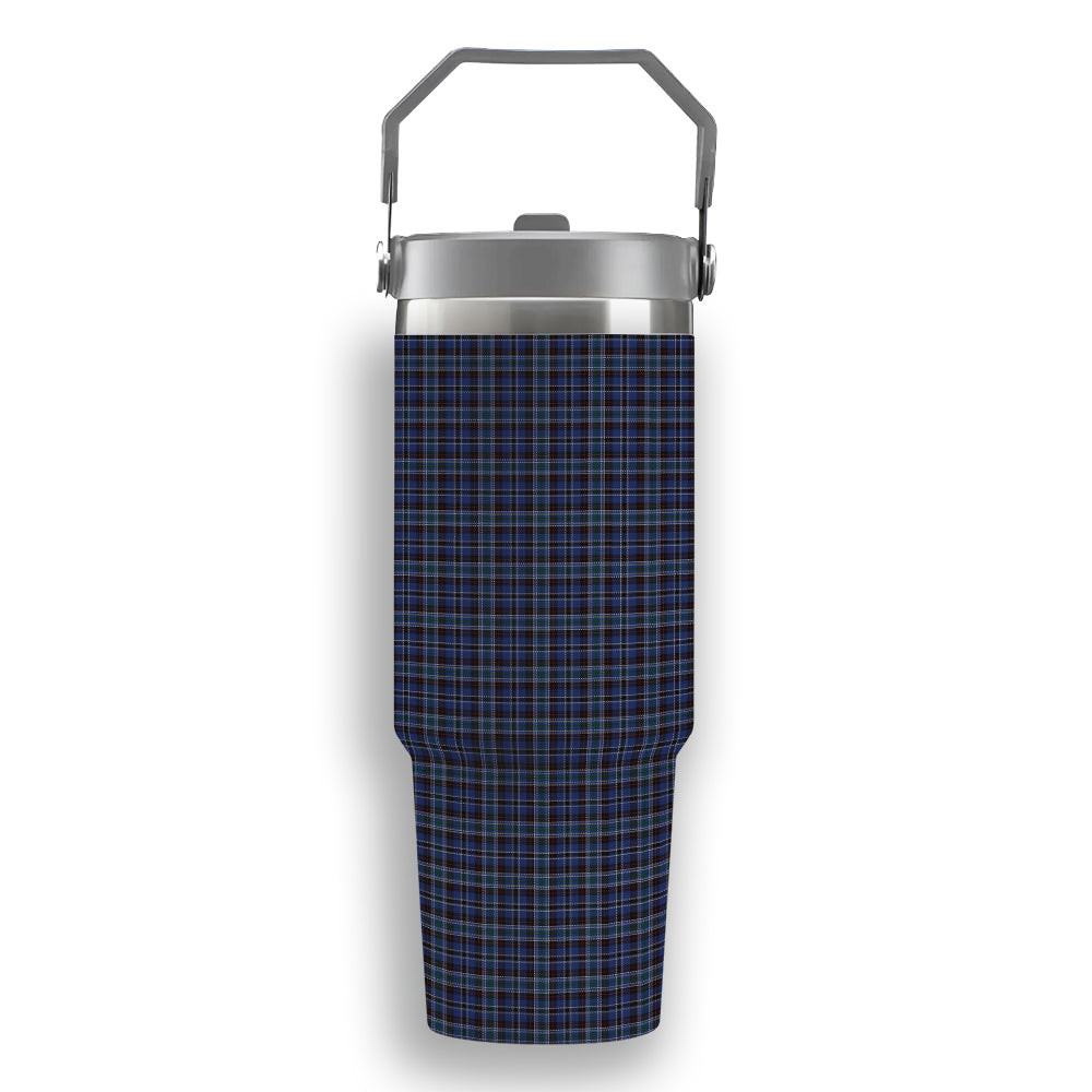 ScotsTee Shop Scottish Clark Robert McGavin Tartan Flip Straw Tumbler 20oz 30oz