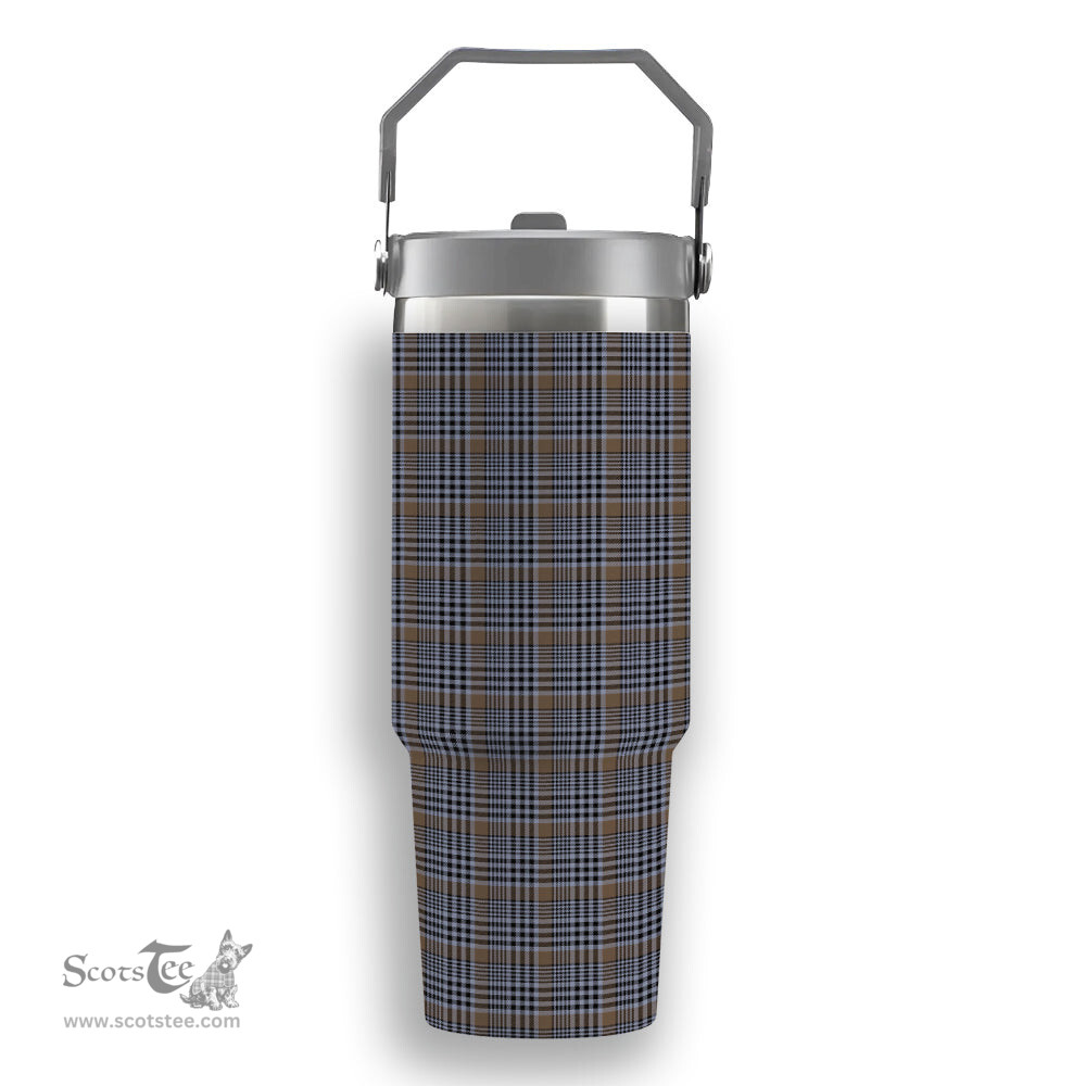 ScotsTee Shop Scottish Carnegie Check Ancient Tartan Flip Straw Tumbler 20oz 30oz