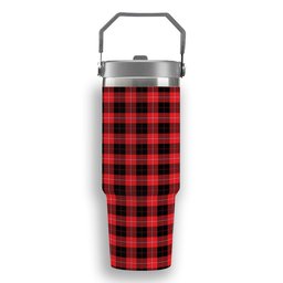 ScotsTee Shop Scottish Cunningham Modern Tartan Flip Straw Tumbler 20oz 30oz