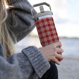 ScotsTee Shop Scottish Cameron Hose 2 Tartan Flip Straw Tumbler 20oz 30oz