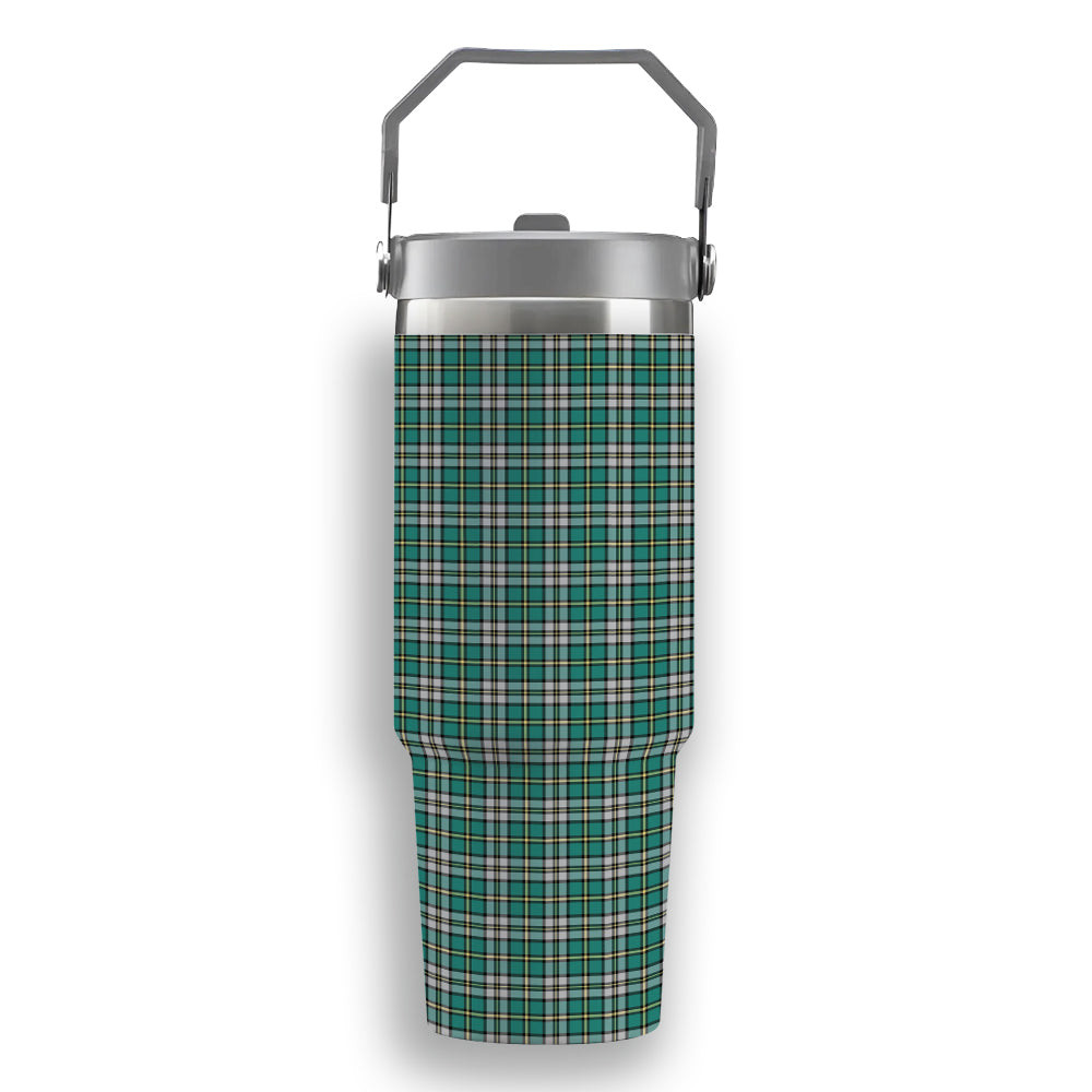 ScotsTee Shop Scottish Cape Breton Canada Tartan Flip Straw Tumbler 20oz 30oz