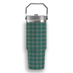 ScotsTee Shop Scottish Cape Breton Canada Tartan Flip Straw Tumbler 20oz 30oz