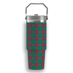ScotsTee Shop Scottish Cranstoun Dress Ancient Tartan Flip Straw Tumbler 20oz 30oz