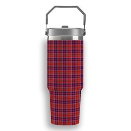 ScotsTee Shop Scottish Cameron of Lochiel Modern Tartan Flip Straw Tumbler 20oz 30oz