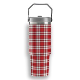 ScotsTee Shop Scottish Cameron Hose Modern Tartan Flip Straw Tumbler 20oz 30oz