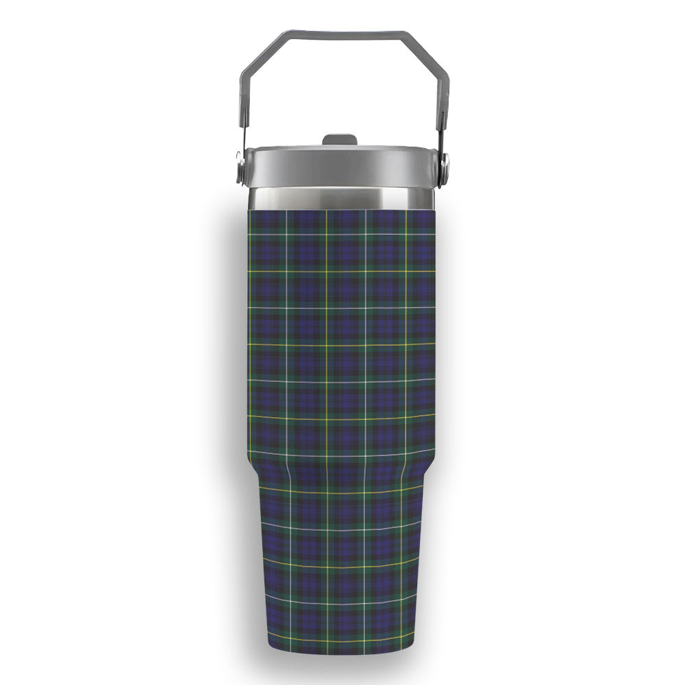 ScotsTee Shop Scottish Campbell Argyll Modern Tartan Flip Straw Tumbler 20oz 30oz