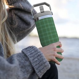ScotsTee Shop Scottish Currie Modern Tartan Flip Straw Tumbler 20oz 30oz
