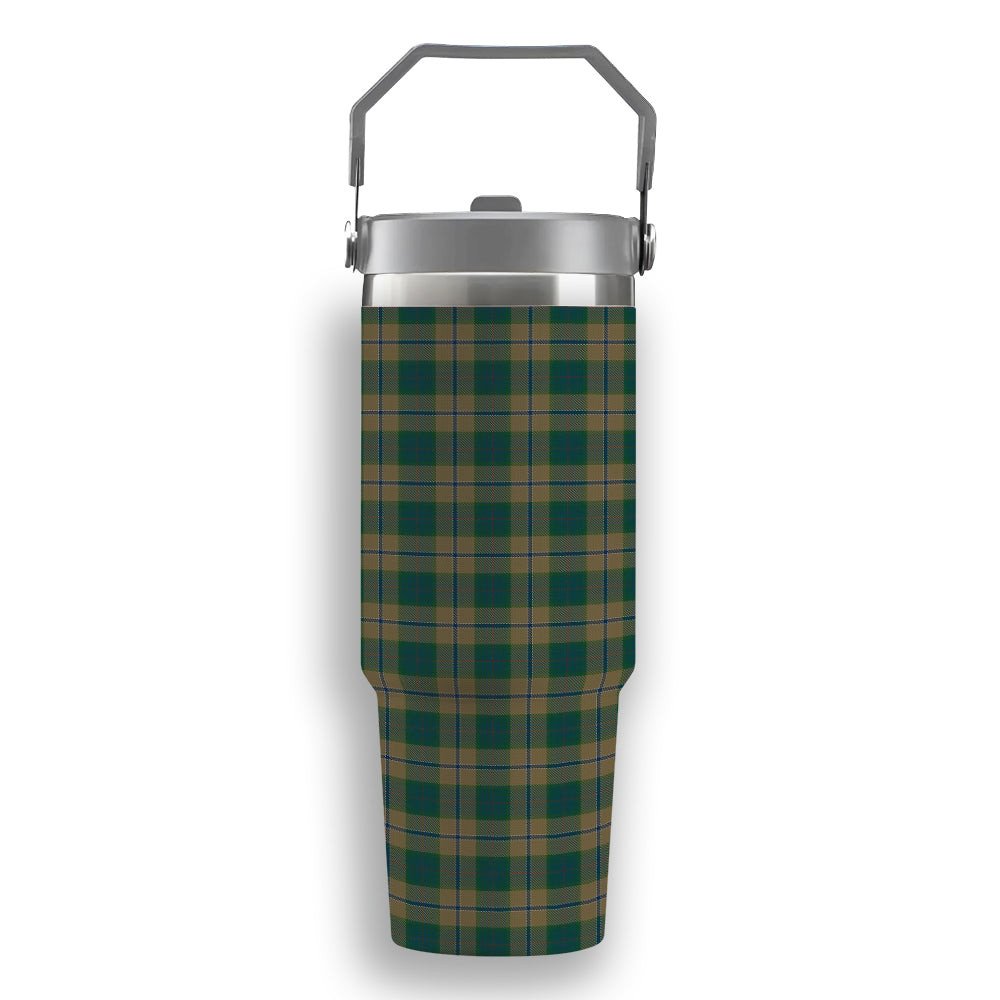 ScotsTee Shop Scottish Chisholm Colonial Tartan Flip Straw Tumbler 20oz 30oz