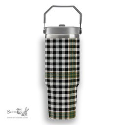ScotsTee Shop Scottish Burns Check Modern Tartan Flip Straw Tumbler 20oz 30oz