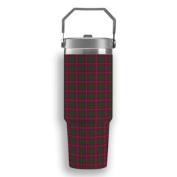 ScotsTee Shop Scottish Crawford Tartan Flip Straw Tumbler 20oz 30oz
