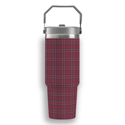 ScotsTee Shop Scottish Burnett Hunting Modern Tartan Flip Straw Tumbler 20oz 30oz