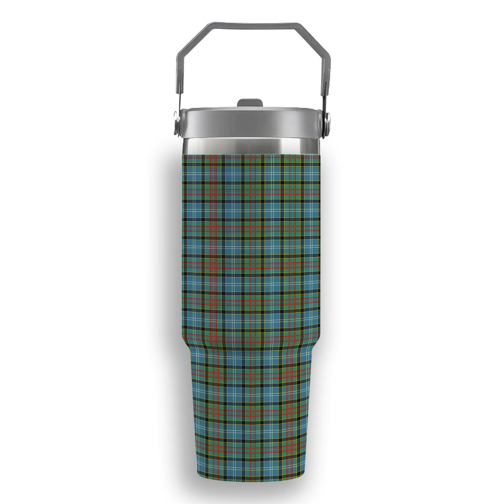 ScotsTee Shop Scottish Caldwell Tartan Flip Straw Tumbler 20oz 30oz