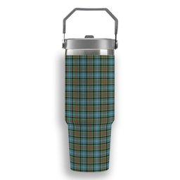 ScotsTee Shop Scottish Caldwell Tartan Flip Straw Tumbler 20oz 30oz