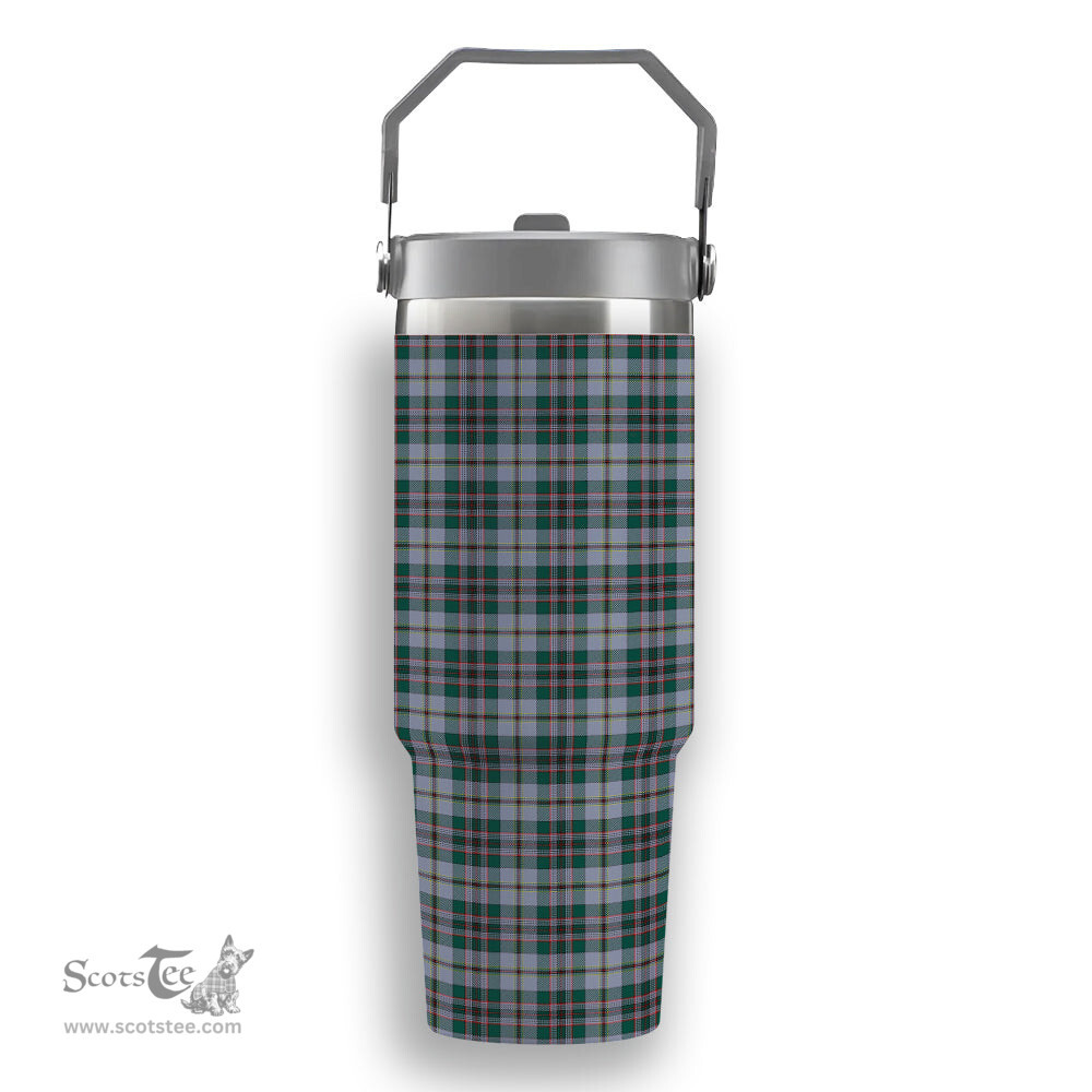 ScotsTee Shop Scottish Craig Modern Tartan Flip Straw Tumbler 20oz 30oz
