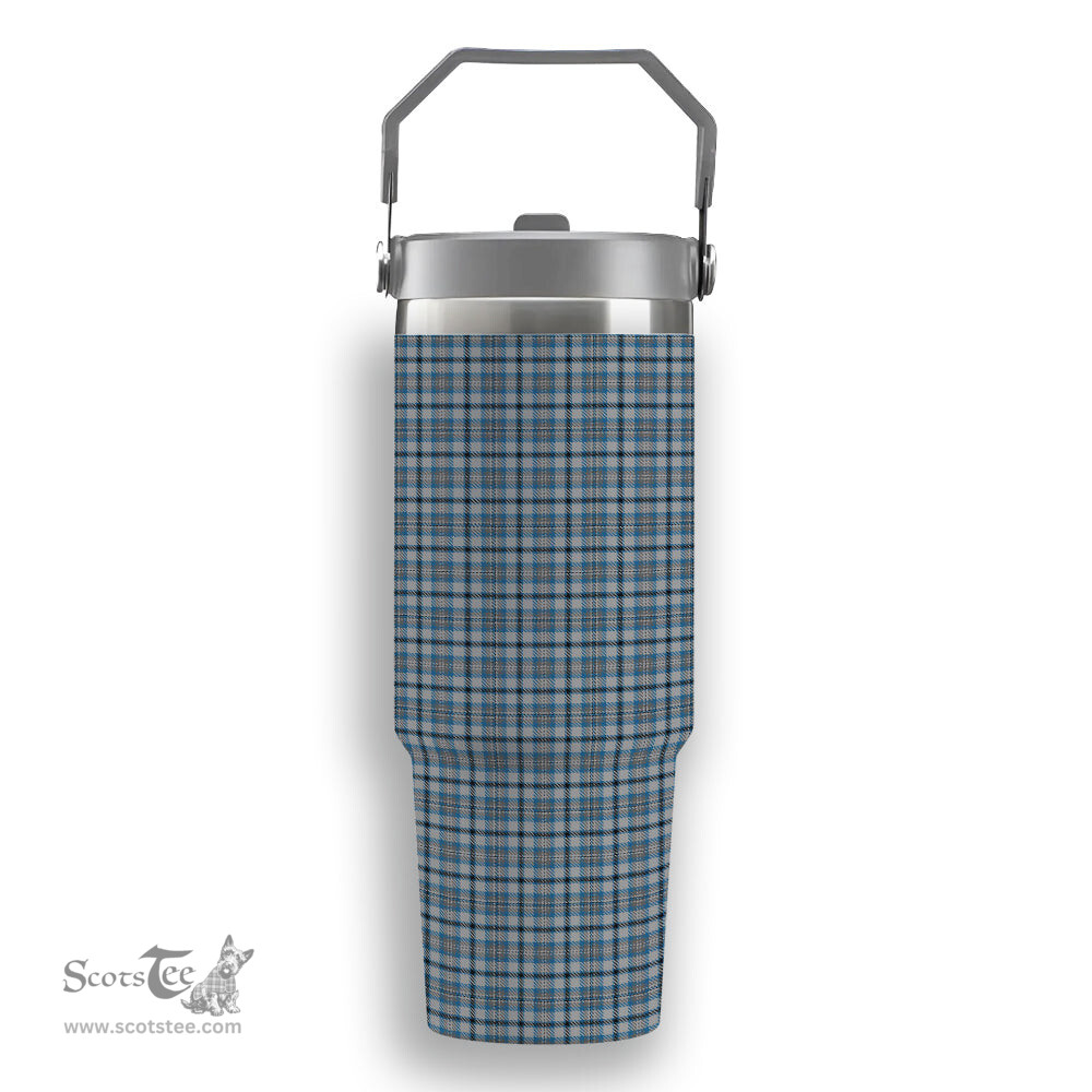 ScotsTee Shop Scottish Conquergood Canada Tartan Flip Straw Tumbler 20oz 30oz