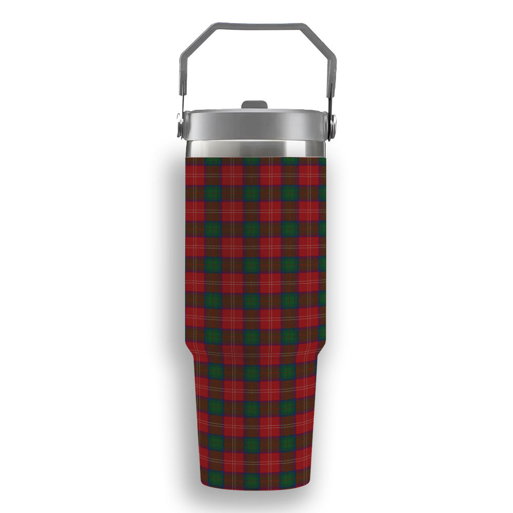 ScotsTee Shop Scottish Chisholm Tartan Flip Straw Tumbler 20oz 30oz