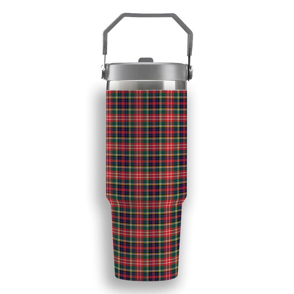 ScotsTee Shop Scottish Christie Modern Tartan Flip Straw Tumbler 20oz 30oz