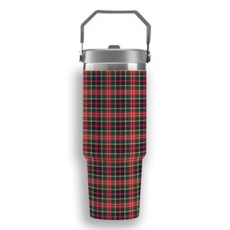 ScotsTee Shop Scottish Christie Modern Tartan Flip Straw Tumbler 20oz 30oz