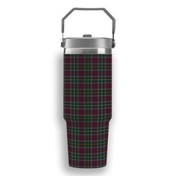 ScotsTee Shop Scottish Carruthers SC Tartan Flip Straw Tumbler 20oz 30oz