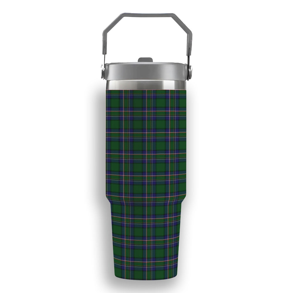 ScotsTee Shop Scottish Cockburn Old Pattern Tartan Flip Straw Tumbler 20oz 30oz