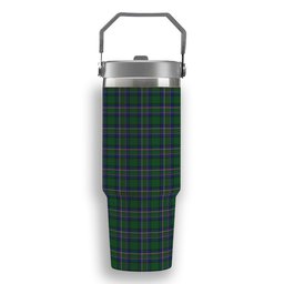 ScotsTee Shop Scottish Cockburn Old Pattern Tartan Flip Straw Tumbler 20oz 30oz