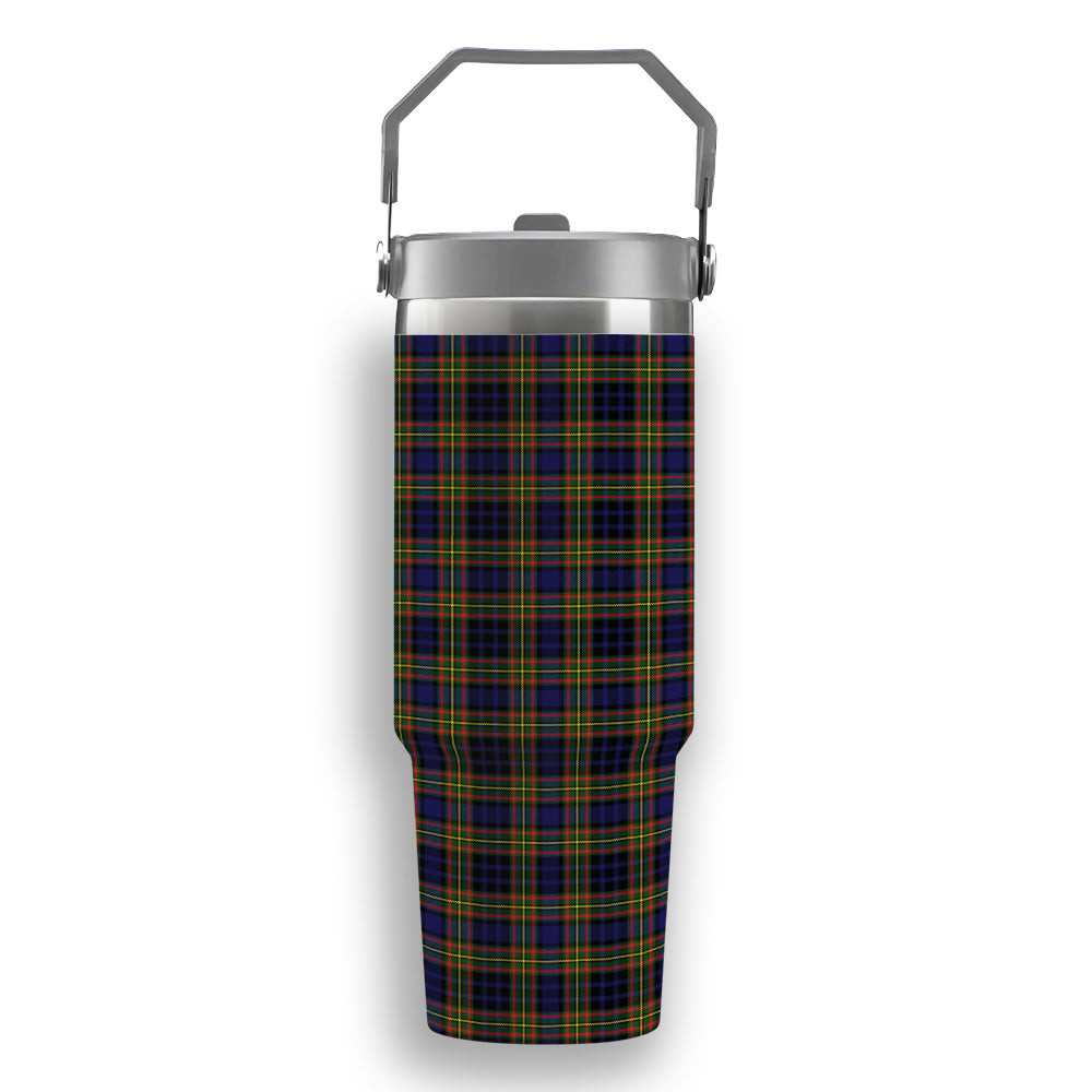 ScotsTee Shop Scottish Clelland Modern Tartan Flip Straw Tumbler 20oz 30oz
