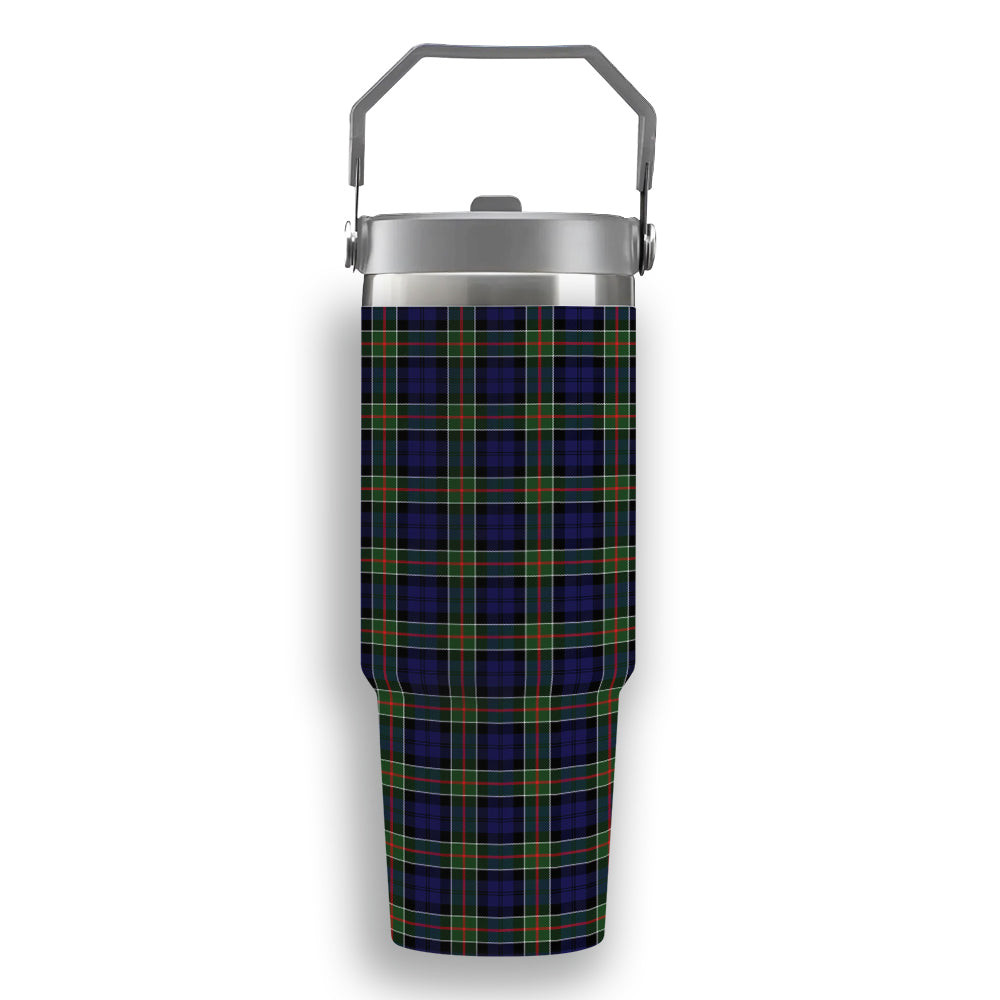 ScotsTee Shop Scottish Colquhoun Modern Tartan Flip Straw Tumbler 20oz 30oz