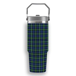 ScotsTee Shop Scottish Campbell of Argyll Ancient 2 Tartan Flip Straw Tumbler 20oz 30oz