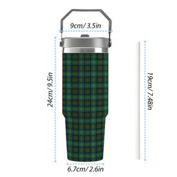 ScotsTee Shop Scottish Cranston Modern Tartan Flip Straw Tumbler 20oz 30oz